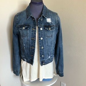 Distressed Jean jacket